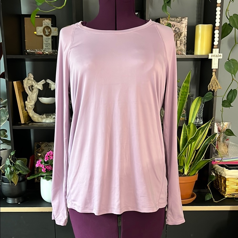 Layer 8 Lavender Long Sleeve Women's Top